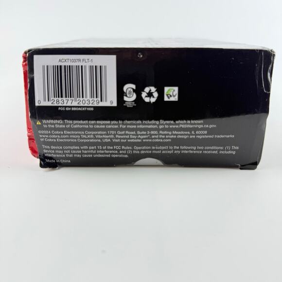 Cobra Rugged Outdoor Two-Way Radio 1 Walkie-Talkie ACXT 1037R FLT-1 37 Miles - Picture 5 of 7